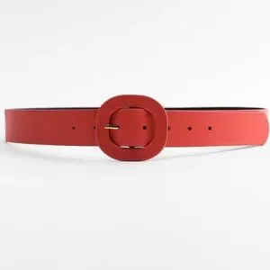 Zara | Accessories | Zara Red Colored Leather Belt | Poshmark display picture 1